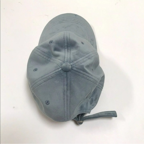 American Eagle Outfitters Blue Velvet Minimalist Baseball Cap Hat - Picture 3 of 6